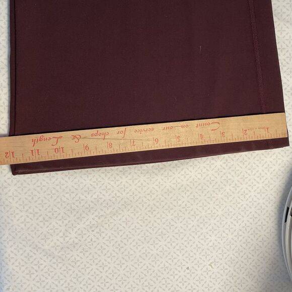 Athleta Leggings Womens XL Maroon Gym Hiking Yoga Elevation Flared Leggings - Picture 11 of 12